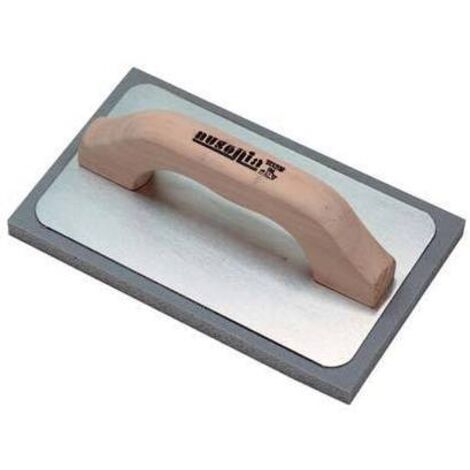 FRATTONE GOMMASPUGNA PER INTONACO BASE ALLUMINIO E MANICO IN LEGNO AUSONIA - Taglia: cm.21x14