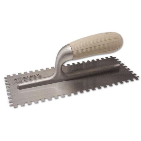 Frattone in Acciaio Dentato 4 Lati  280x120 mm Pavan art. 821/D Greca 5x7 mm