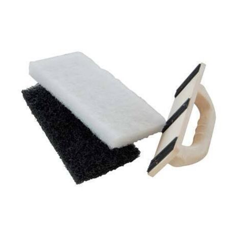 frattone in fibra per pulitura piastrelle   25x12 cm