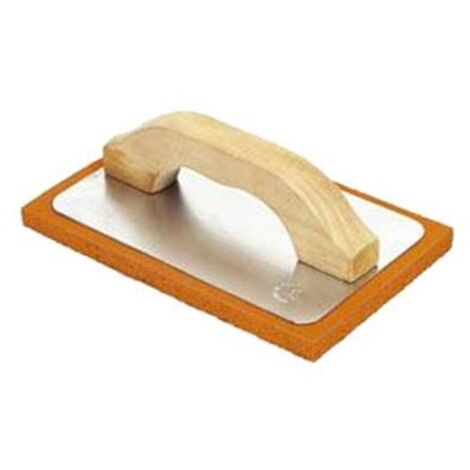 frattone in gommaspugna levigato 22 22x14 cm - spessore 14 mm - arancio (morbida)