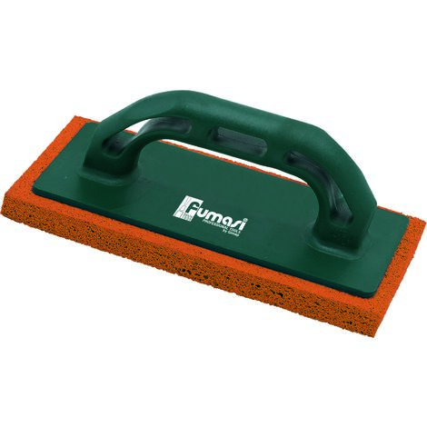 Frattone in gommaspugna - manico in plastica - Colore: Blu