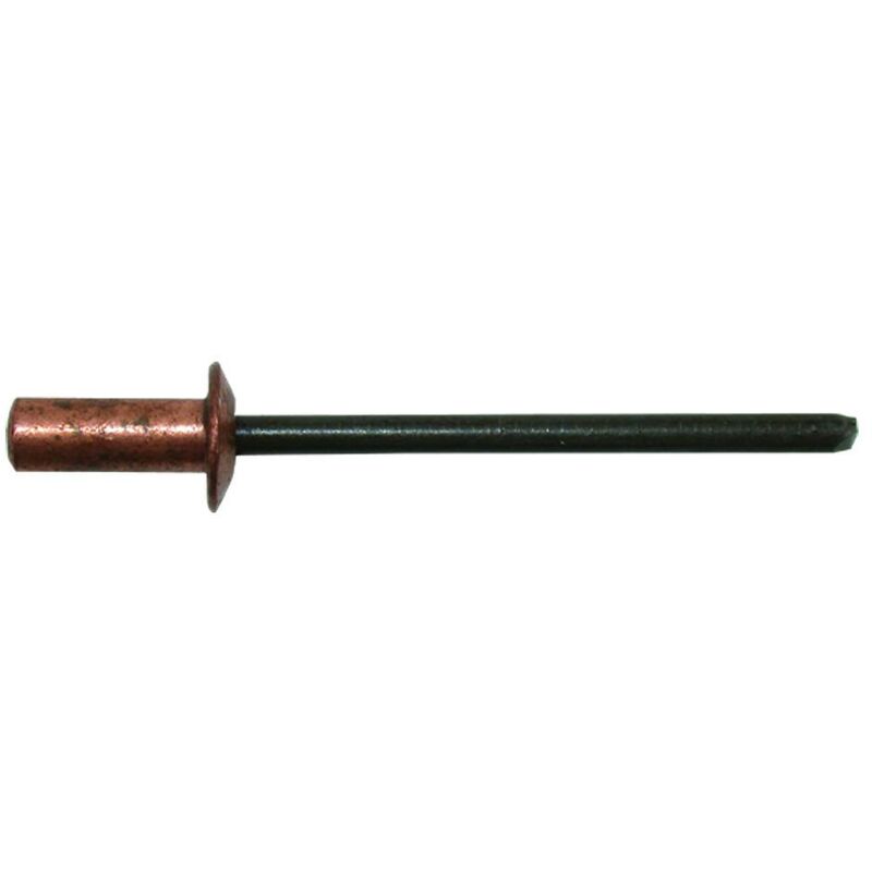 Becherniete mit Flachrundkopf Cu/St Durchmesser 1,7 mm Länge 6,5 mm - Förch