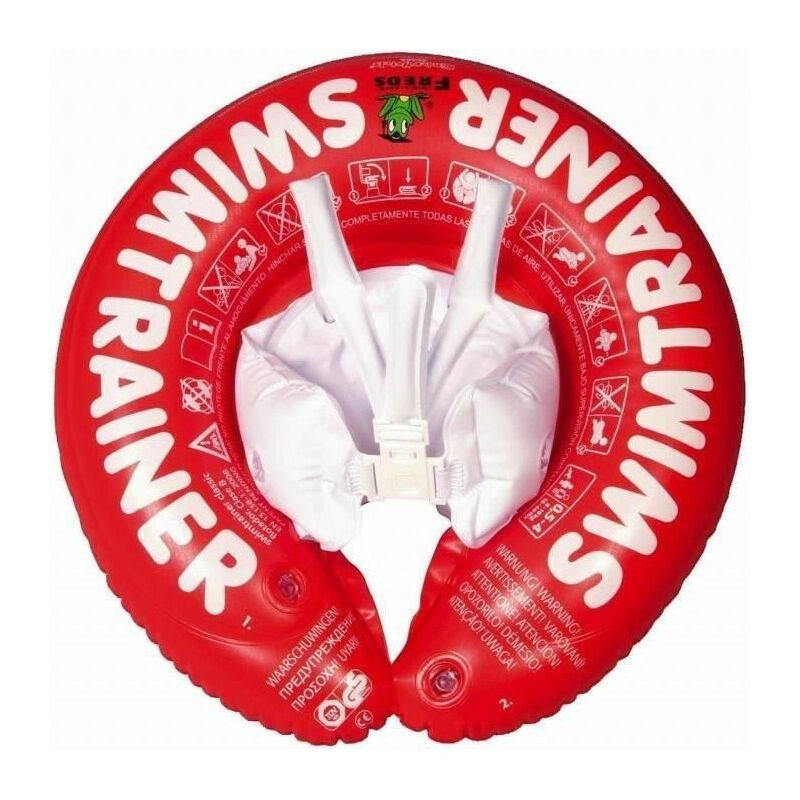 Freds Swim Academy Bouée bébé Rouge 3 mois a 4 ans - Swimtrainer