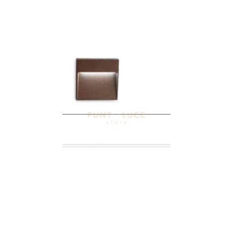 FREE SQUARE SEGNAPASSO DA ESTERNO 4000K 180LM 3W IP54 CORTEN