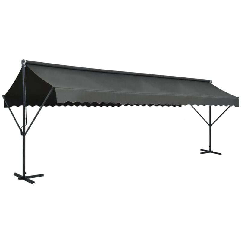 Free Standing Awning 600x300 cm Anthracite Vidaxl