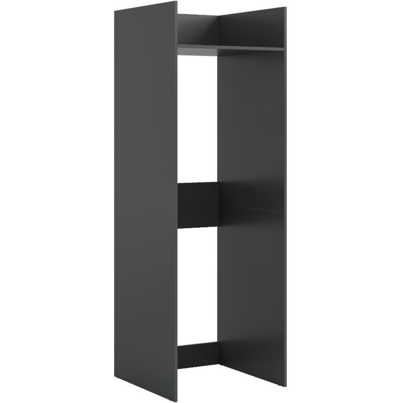 Ebuy24 Free Waschmaschinenschrank 1 Klappentür, 1 Regal Anthrazit.