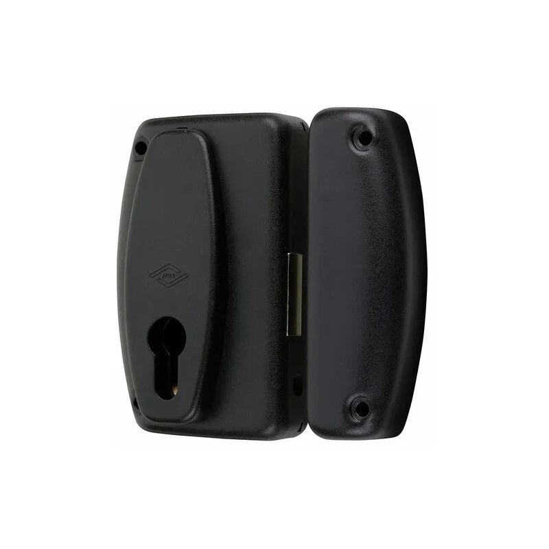 Coffre de serrure vertical pêne dormant freelox Noir 70 Droite 45 70 Époxy Avec Pêne dormant