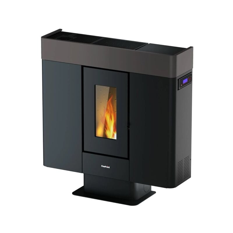 Poêle à granulés étanche Moon 10 Titanium - 10 kW - Freepoint