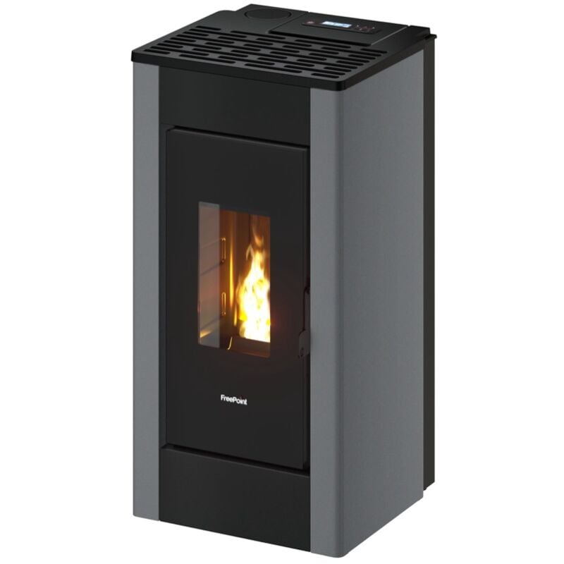 Freepoint - Poêle à granulés étanche Sharp 7 Titanium - 7 kW