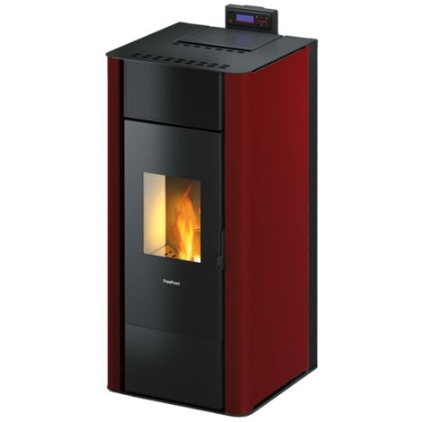 FREEPOINT Poêle à granulés étanche Tesis 23 Bordeaux - 22,8 kW