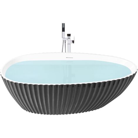 Freestanding Bathtub TEFE 1700 x 780 mm Black