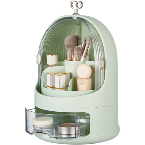 Freestanding Large Rotating Makeup Organizer