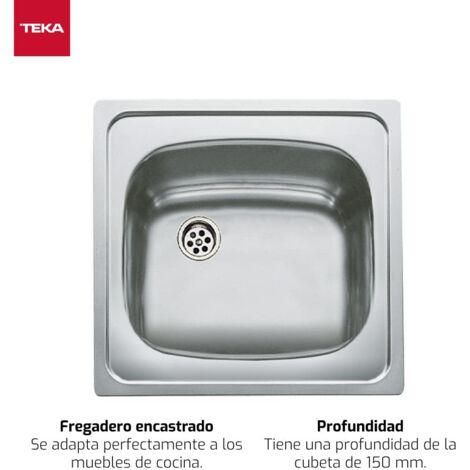 Fregadero 44x46,5 Teka 10103001 E/50 1C