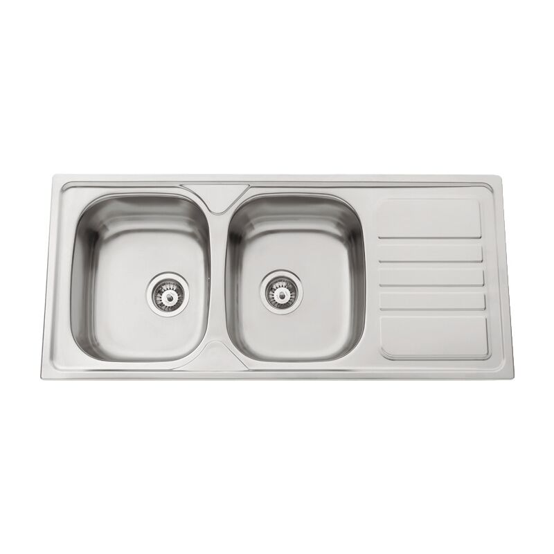 

Fregadero con escurridor con/sin orificio grifo Inglaterra 116 cm(ancho)50 cm(largo) Opción Sin orificio para grifo