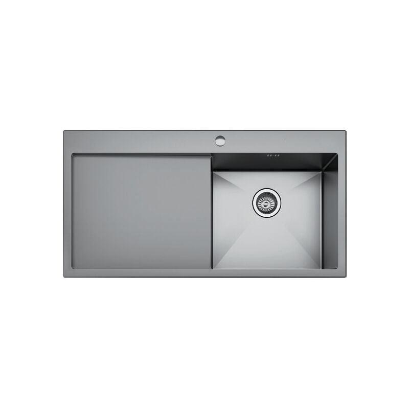 

Fregadero con escurridor Italia 100 cm(largo) 51 cm(ancho) 20 cm(alto) Opción escurridor izquierda