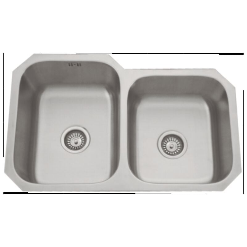 

Fregadero de 2 senos en inox Portugal 73 cm(ancho)45 cm (largo) Color INOX