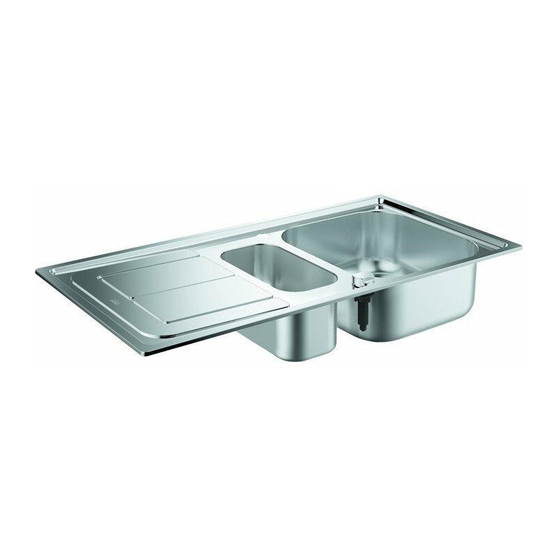 

Grohe - Fregadero de acero inoxidable K300 60 97/50 1.5 Rev