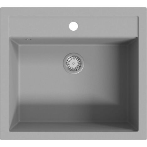 vidaXL Fregadero de Cocina de Granito con Seno Lavabo Fontanería Multicolor