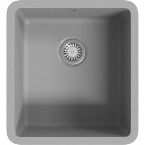 vidaXL Fregadero de Cocina de Granito con Seno Lavabo Fontanería Multicolor