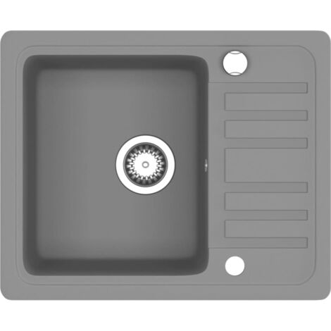 vidaXL Fregadero de Cocina de Granito con Seno Lavabo Fontanería Multicolor