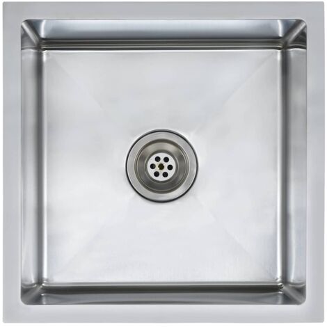 Fregadero de cocina hecho a mano acero inoxidable vidaXL