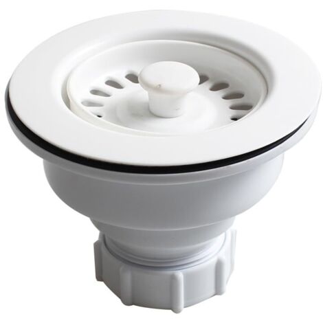 Fregadero de cuarzo blanco con escurridor de piedra acrílica y grifería de lavabo placa Drop XK247C108-k