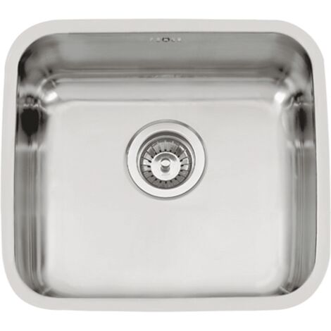 Fregadero de un seno en inox Argelia 20 cm(alto)41 cm(ancho)41 cm(largo)