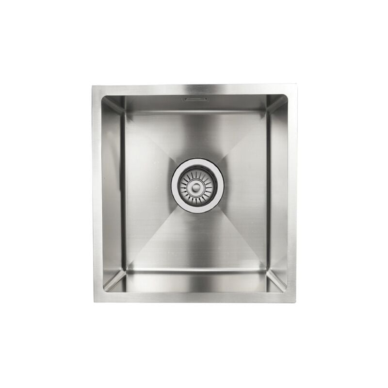 

Fregadero de un seno en inox Filandia 20 cm(alto) 38 cm(ancho)44 cm(largo) Color INOX