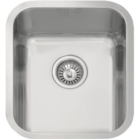 Fregadero de un seno en inox Malta 18,5 cm(alto) 39 cm(ancho) 45 cm(largo)
