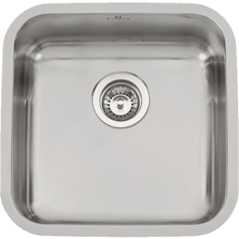 Fregadero de un seno en inox Mexico 19 cm(alto) 45 cm(ancho) 45 cm(largo)