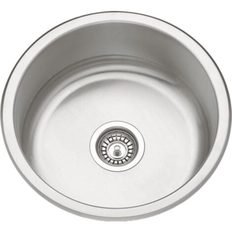 Fregadero de un seno en inox Suecia, 18 cm(alto)46 cm(ancho)46 cm(largo)