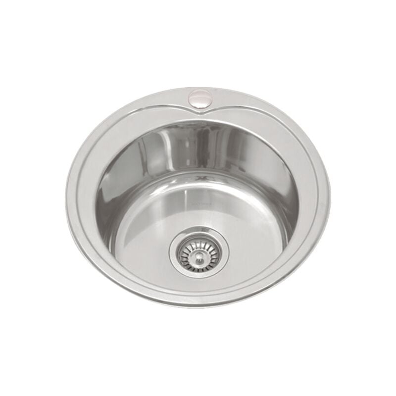 

Fregadero de un seno en inox Tailandia 18 cm(alto)49 cm(ancho)37 cm(largo) Color INOX
