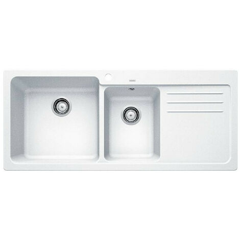 fregadero encastrable 50cm manual blanco - 519657 - blanco -