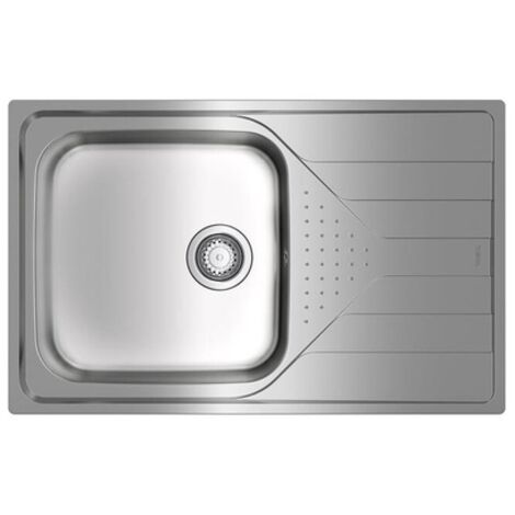 Fregadero Encastrado Acero inoxidable Rectangular 1 Senos TEKA 50