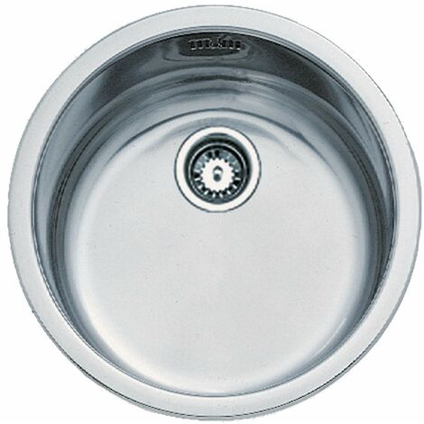 FREGADERO ERC Fregadero inox redondo cubeta, 180mm, Mueble 45