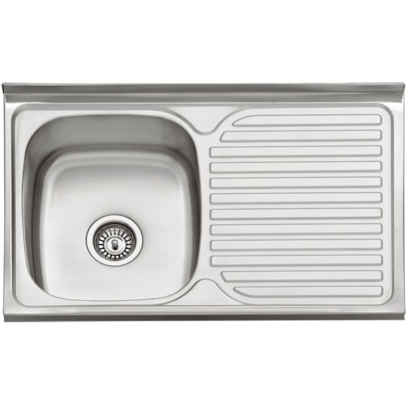 

Fregadero para mueble con escurridor Georgia 80 cm(ancho)40 cm(largo) Opción Con orificio para grifo escurridor a la izqd.