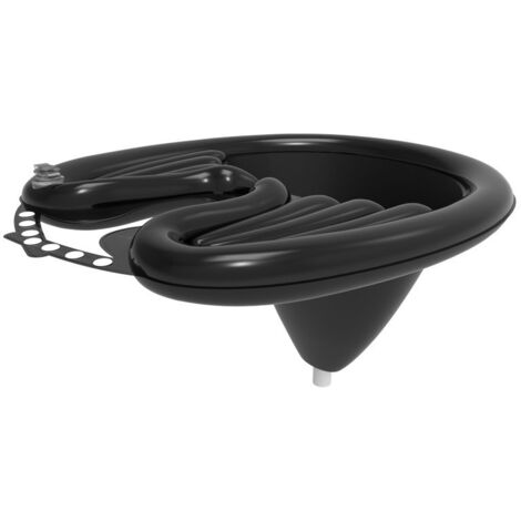 Fregadero portátil con bandeja portátil negra, lavabo para champú para el hogar, lavabo para lavar el cabello, lavabo inflable para lavar el cabello, lavabo para lavar la cabeza en el hogar