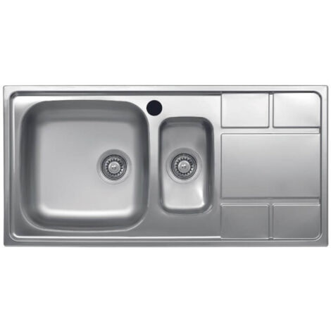 Fregadero SAXT332 100x50 cm 2 senos derechos