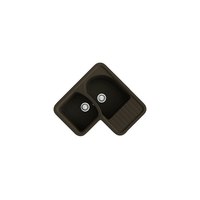

Fregadero sintético Jade 118 Sobre encimera 118_Gloss Brown - Poalgi