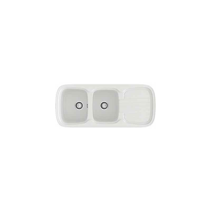 

Fregadero sintético Platino 112 Sobre encimera 112_Gloss Blanco - Poalgi