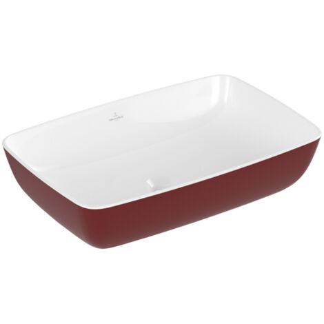 Fregadero sobre encimera rectangular VILLEROY ET BOCH Artis burdeos