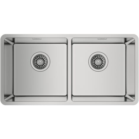 FREGADERO TEKA BELINEA RS15 2/CUBETAS 860 INOXIDABLE