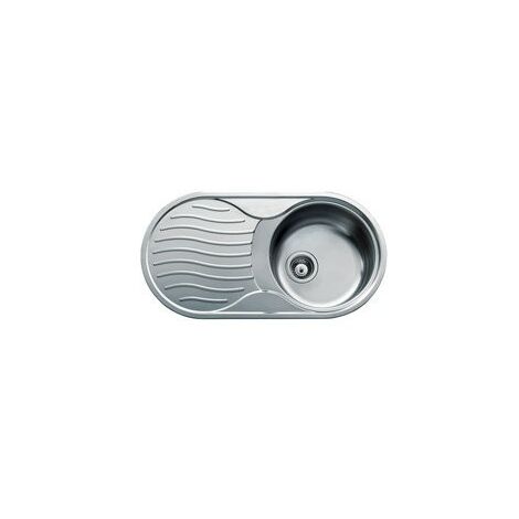 FREGADERO TEKA DR80 1/CUBETA 1 /ESCURRIDOR INOXIDABLE REVERSIBLE