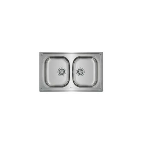 FREGADERO TEKA UNIVERSE 80TXP 2C INOX