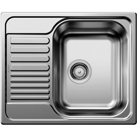 Fregadero TIPO 45 S Mini en acero inoxidable 1 cubeta + escurridor reversible 60,5x50 cm con sifón incluido (516524)
