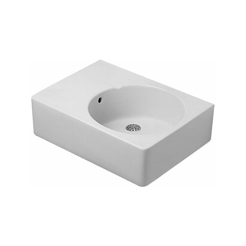 

Fregadero universal Duravit Scola 615mm con rebosadero, agujero para grifo preperforado en el fregadero izquierdo, color: Blanco - 0684600000