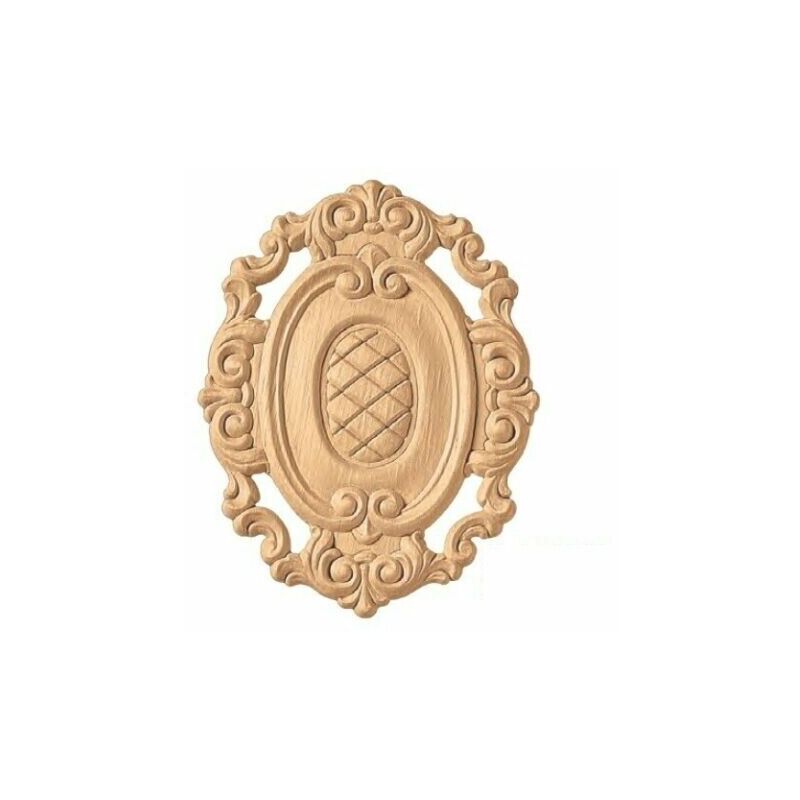 Image of Bricolegnostore - Fregio decorazione in legno cod 13103 - mm 165 x 130