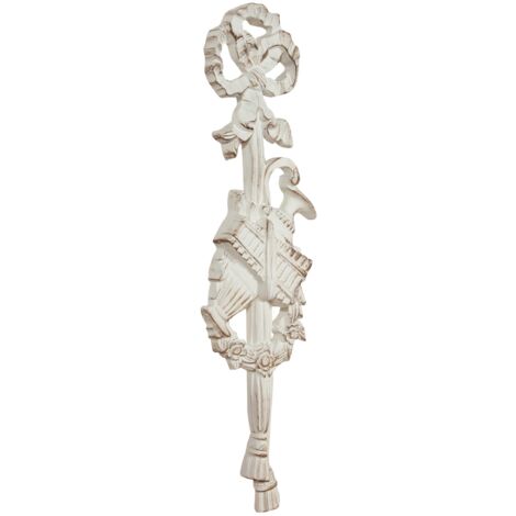 Fregio legno 72x20 cm Made in Italy Fregi per mobili pareti Fregi in legno decorativi per mobili pareti con finitura anticata