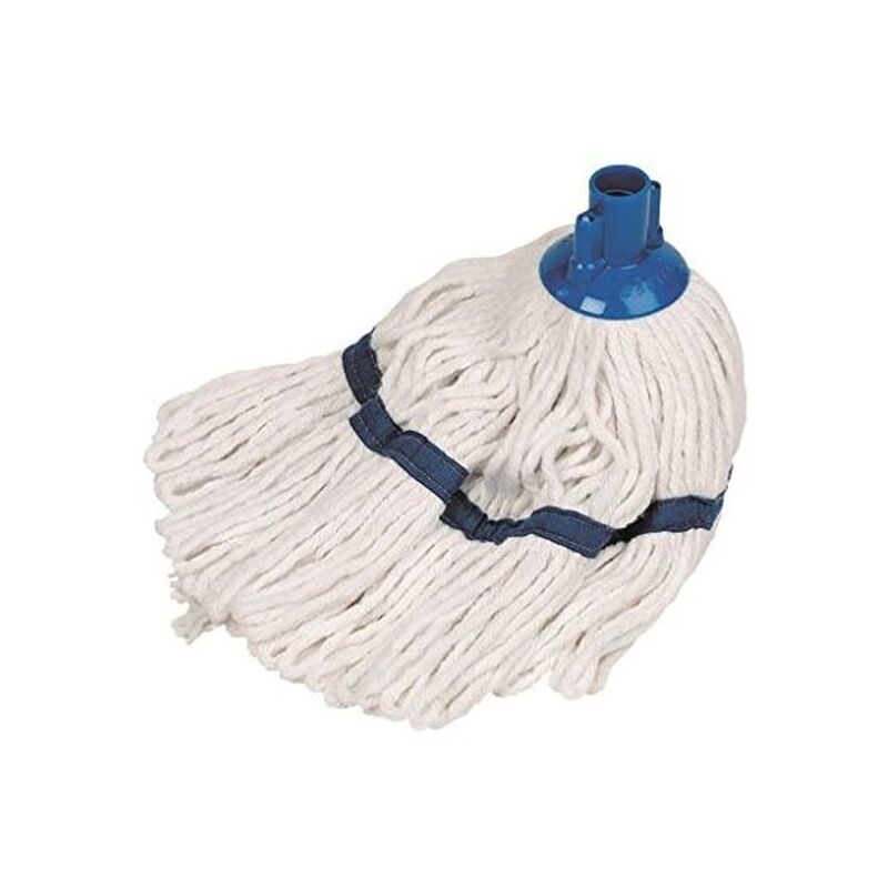 

Msv - Fregona De Algod N Forrada 185G Extra Blanca.Tira Azul