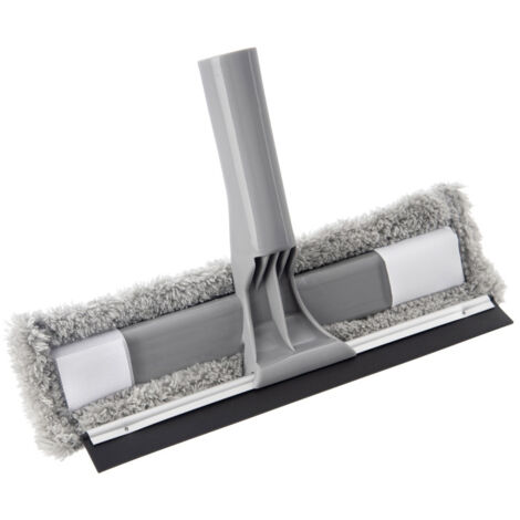 Fregona para ventanas con escobilla de goma 2 en 1 CLEAN SYSTEM